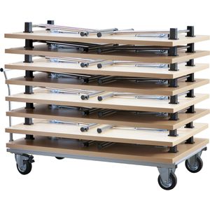 Produktbild für Transportwagen Hammerbacher KLW16, für Klapptische