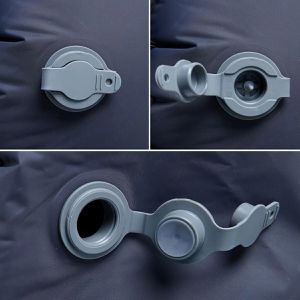 Produktbild für Isomatte vidaXL 4007108, grau, aufblasbar