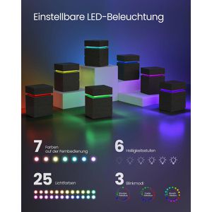 Produktbild für Nachttisch Vasagle LET630T56, schwarz