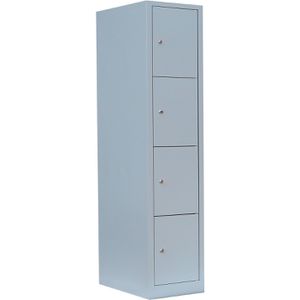 Schließfachschrank ClassiX X-523410, lichtgrau