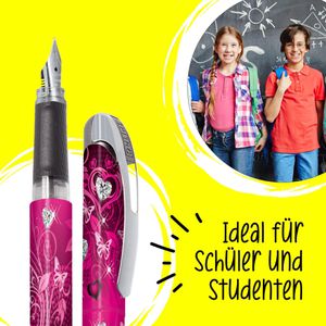 Produktbild für Füller Online College Pink Dreams, Feder M