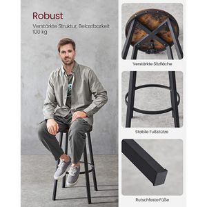 Produktbild für Barhocker Vasagle LBC026B01V1, mit Lehne