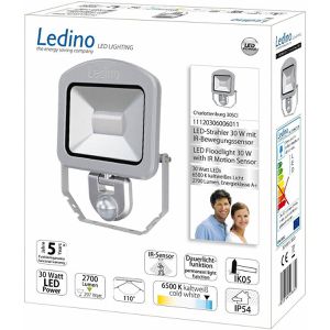 Produktbild für LED-Außenstrahler Ledino Charlottenburg, IP65 wasserdicht
