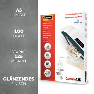 Produktbild für Laminierfolien Fellowes 53073 ImageLast, DIN A5