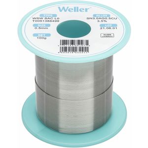 Lötzinn Weller T0051388499, Flussmittel, bleifrei