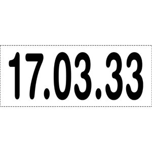 Produktbild für Datumstempel Trodat 1014, für Stempelkissen