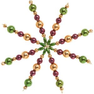 Produktbild für Bastelset Folia Perlensterne-Set, Klassisch