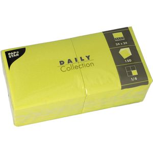 Servietten Papstar Daily Collection, limonengrün