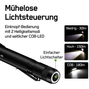 Produktbild für Taschenlampe GP Batteries C33, LED, mit Batterie