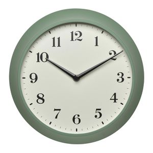 Produktbild für Wanduhr TFA 60.3540.04, Metall, analog, Funkuhr