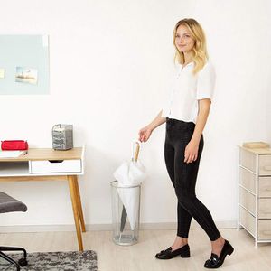 Produktbild für Schirmständer Relaxdays silber