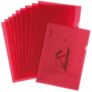 Produktbild für Sichthüllen Herlitz 50009091, rot, A4
