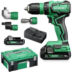 Produktbild für Akku-Bohrschrauber HiKOKI DS18DDQWRZ