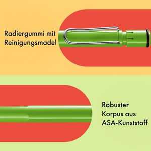 Produktbild für Druckbleistift Lamy safari 113, grün, Kunststoff