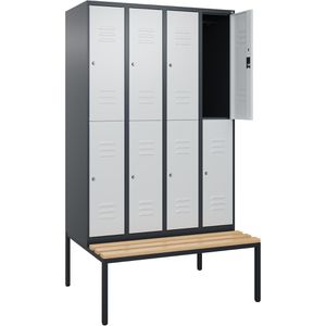 Produktbild für Spind CP-Möbel Classic PLUS, lichtgrau