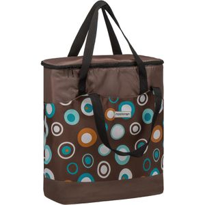 Produktbild für Kühltasche anndora 2-in-1 Einkaufstasche, braun, faltbar