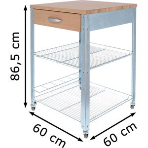 Produktbild für Küchenwagen jankurtz Cook 60, braun