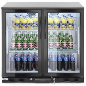 Produktbild für Getränkekühlschrank Arktic 235829, mit Glastür, abschließbar