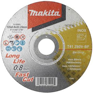 Trennscheibe Makita E-22953, Inox Long Life Fast Cut, 22,23 mm