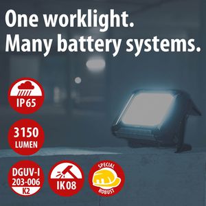 Produktbild für Baustrahler Brennenstuhl MULTI 3000 MA LED, für 18 V Akkus
