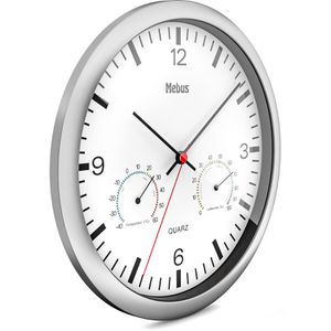 Produktbild für Wanduhr Mebus 56730, Kunststoff, analog, Quarzuhr