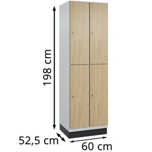 Produktbild für Spind CP-Möbel Cambio, eiche