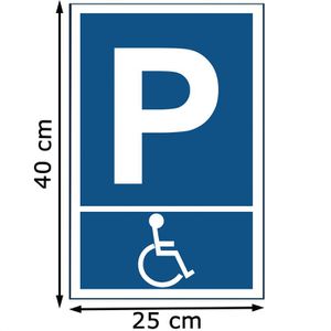 Produktbild für Parkplatzschild Abtec aus Kunststoff