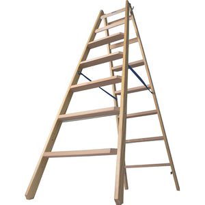 Produktbild für Stehleiter Krause Stabilo, 818348, beidseitig begehbar