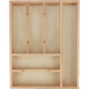 Produktbild für Besteckkasten Zeller 24045, braun, aus Gummibaum