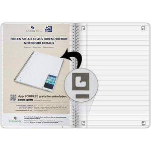 Produktbild für Collegeblock Oxford Touch, 400086489, B5