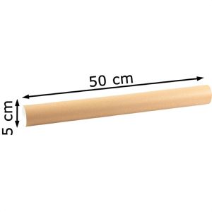 Produktbild für Versandhülse Böttcher-AG braun, Länge 500mm