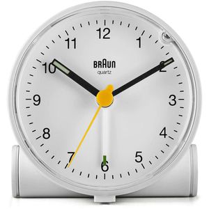 Produktbild für Wecker Braun BC01W weiß, analog