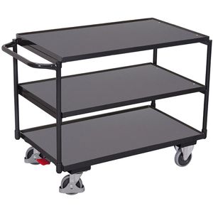 Produktbild für Tischwagen VARIOfit sw-500.603/AG, Metall &amp; Holz