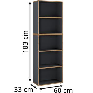 Produktbild für Aktenregal VCM Salia 920796, Holz