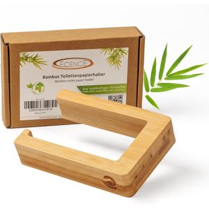Produktbild für Toilettenpapierhalter ECENCE ohne Bohren, braun