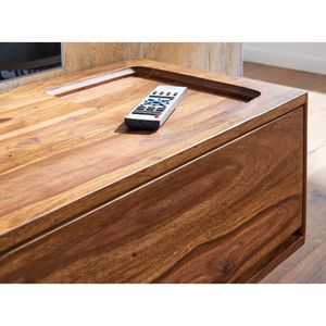 Produktbild für Lowboard Wohnling WL6.524, aus Massivholz, grifflos, sheesham