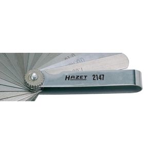 Produktbild für Fühlerlehre Hazet 2147, aus Federstahl, konisch
