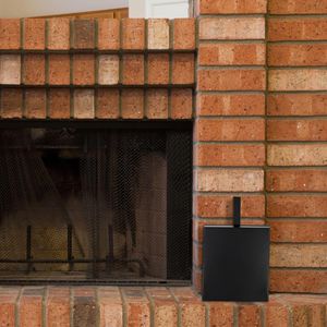 Produktbild für Ascheeimer Relaxdays 10033822, schwarz