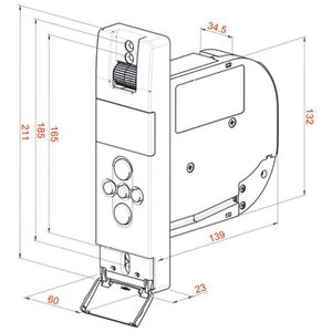 Produktbild für Gurtwickler WIR-Elektronik eW830-F Funk