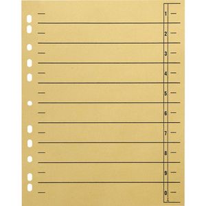 Produktbild für Trennblätter Wekre A4