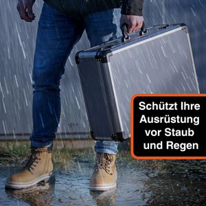 Produktbild für Transportkoffer YPC TitanCase XXL, abschließbar, aus Aluminium