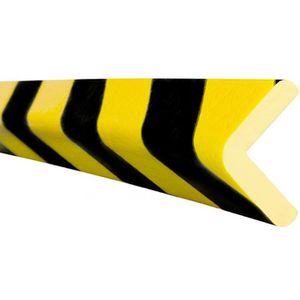 Moravia Schutzprofil Winkel, selbstklebend, 5m Länge, schwarz / gelb, 47 x  47mm, Kantenschutz – Böttcher AG