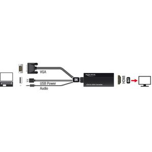 Produktbild für VGA-Adapter DeLock 62597 HDMI VGA Wandler
