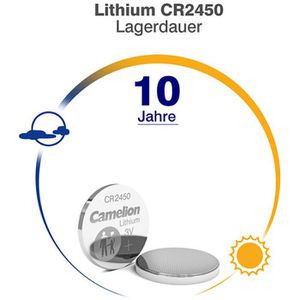 Produktbild für Knopfzelle Camelion CR2450