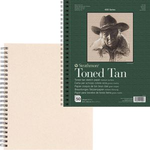 Skizzenblock Strathmore 400 Toned Tan, 23 x 31 cm