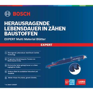 Produktbild für Säbelsägeblatt Bosch Expert Multi Material S 1256 XHM