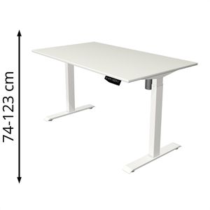 Schreibtisch Kerkmann Move 1, weiß / weiß