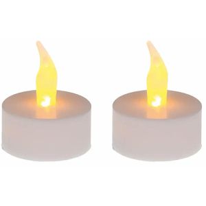 Produktbild für LED-Teelichter Idena 408982, weiß