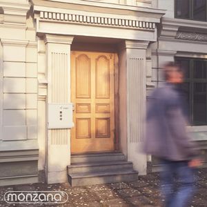 Produktbild für Briefkasten Monzana 108100, weiß, aus Stahl