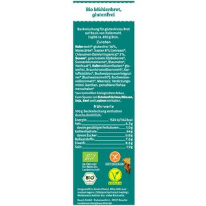 Produktbild für Brotbackmischung Bauckhof Mühlenbrot, BIO